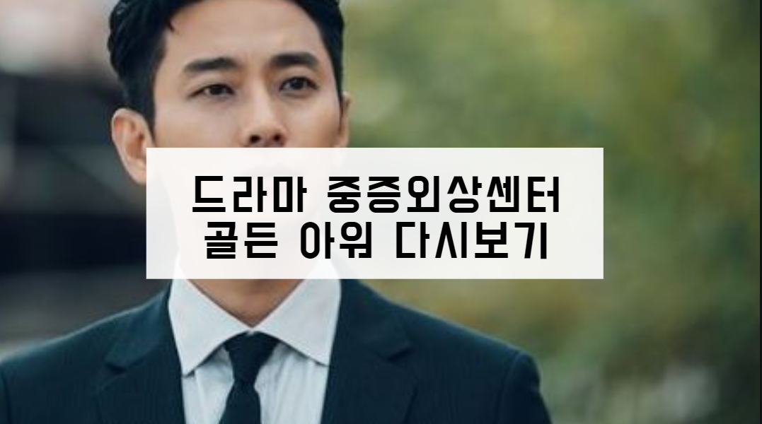 드라마 중증외상센터 골든 아워 다시보기