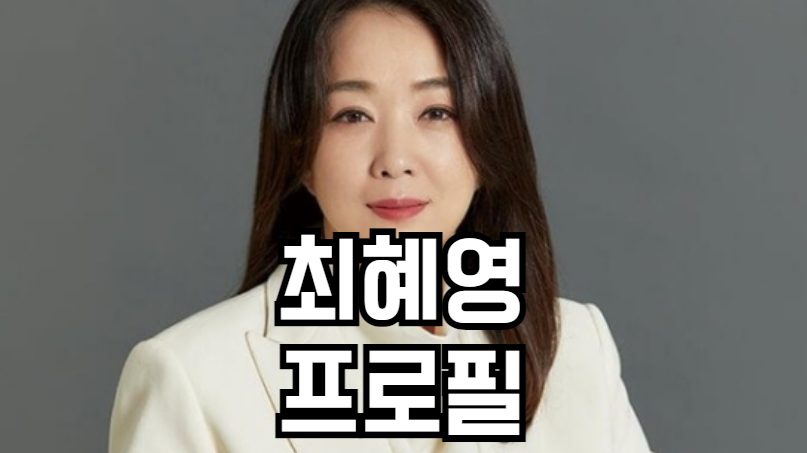 최혜영 프로필