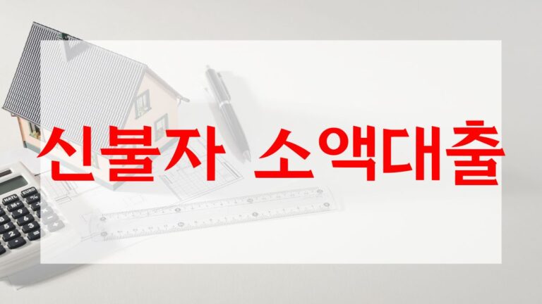 신불자 소액대출