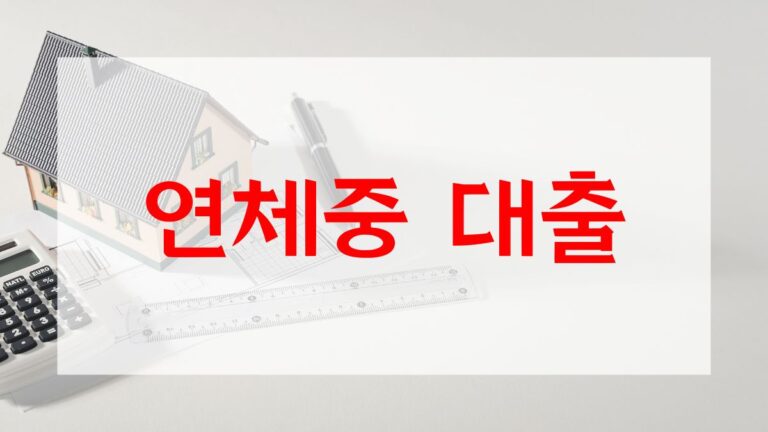 연체중 대출