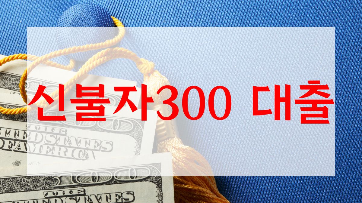 신불자 300 대출