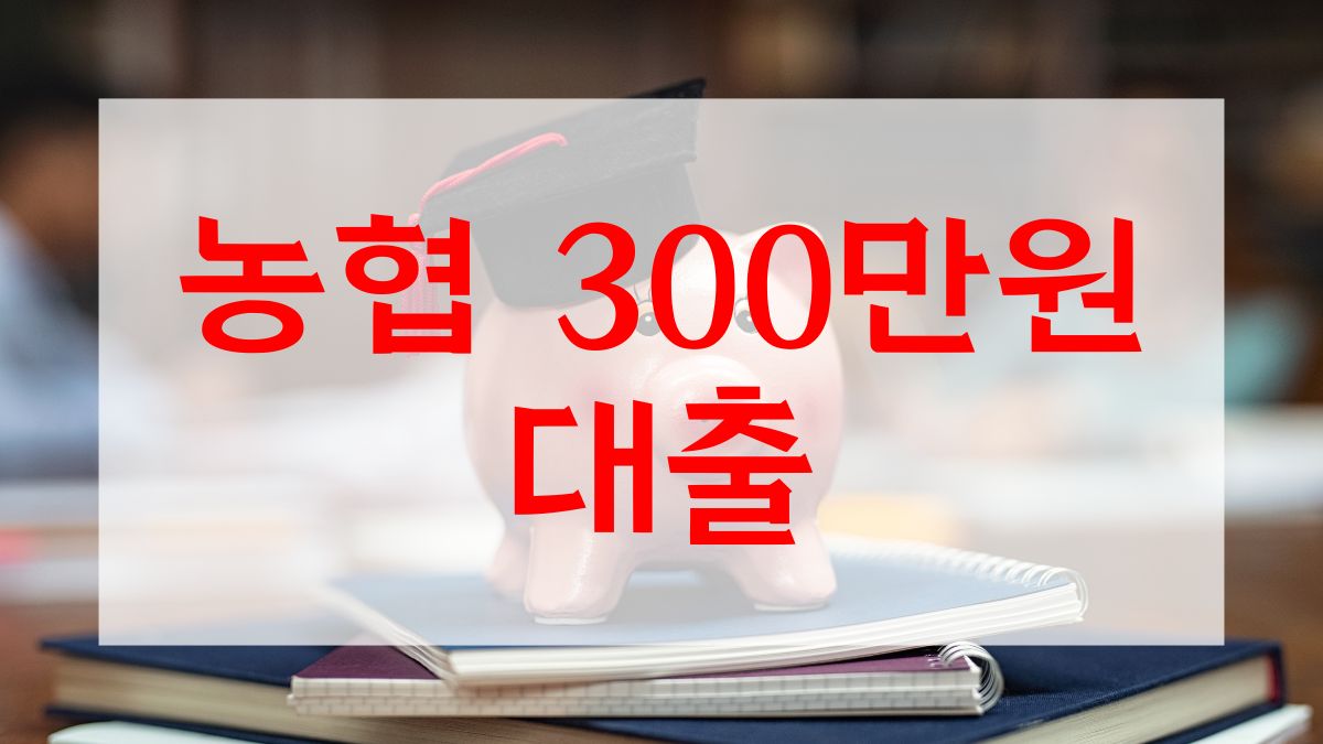 농협 300만원 대출