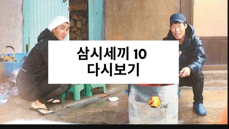 삼시세끼 10 다시보기