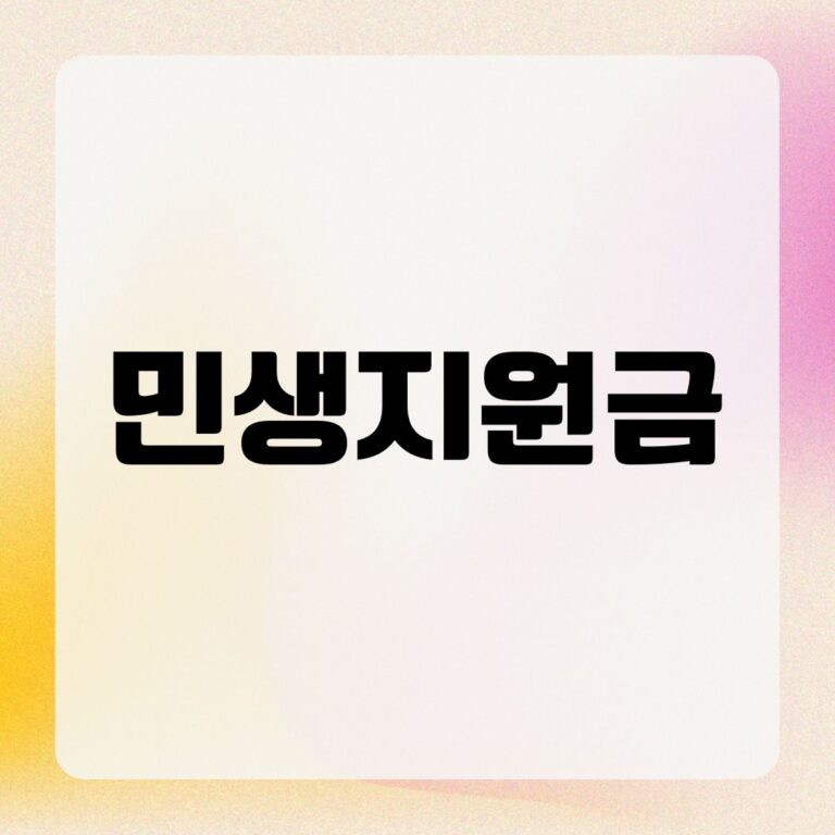 민생지원금